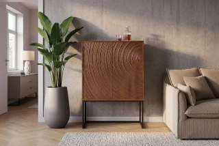 Vysoká skříňka Orbit Brown
