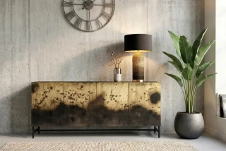 Komoda Oxid Metal Gold