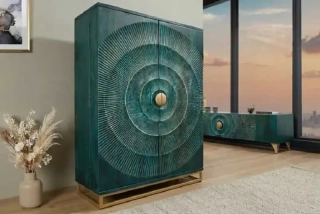 Barová skříňka Sunrise Turquoise